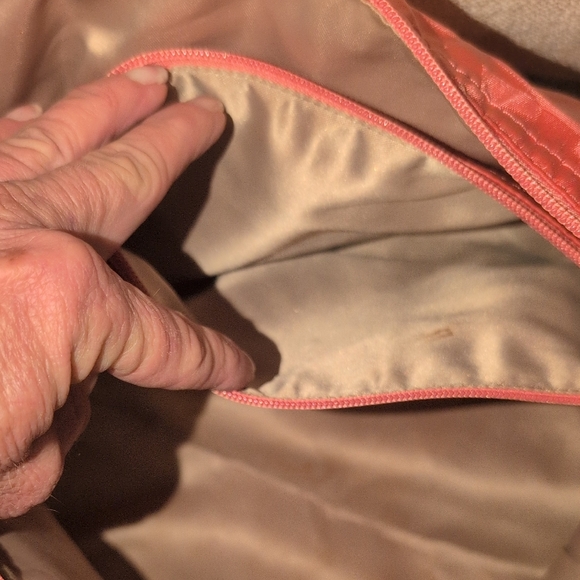 Coach Getaway Nylon Sig Packable Weekender Tote - Coral Pink - Picture 14 of 16